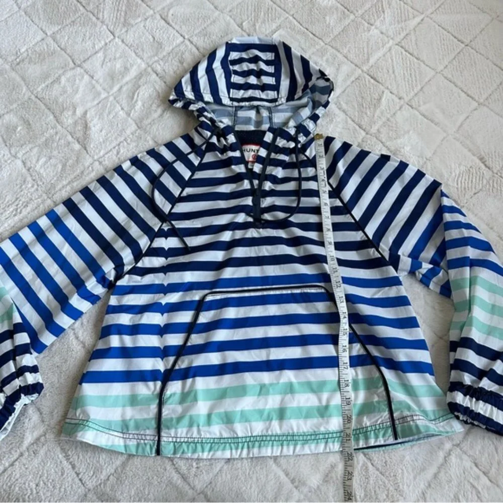 Hunter For Target | Blue & White Rain Jacket Coat | Size Extra Small
